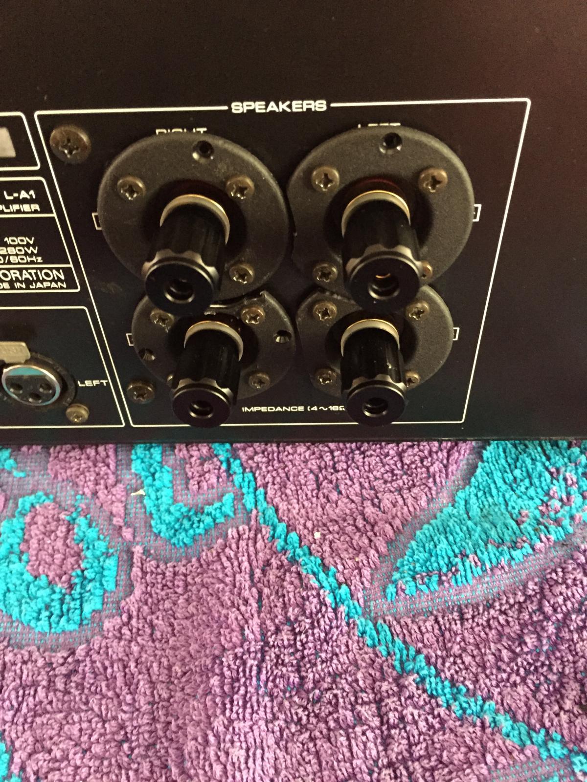 Changing speaker terminals on an amp. ﻿ DIY Audio Projects