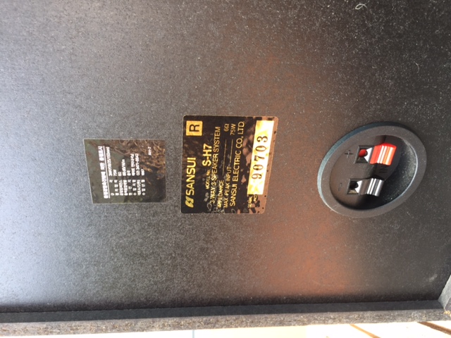 FS: Sansui S-H7 3 Way Speakers - Stereo, Home Cinema, Headphones