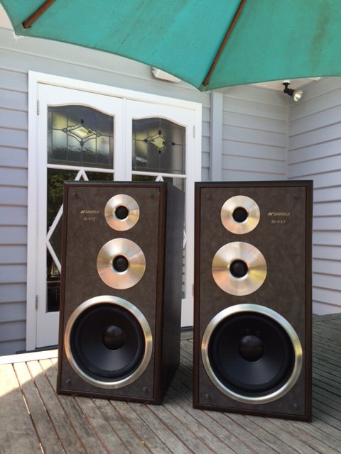 FS: Sansui S-H7 3 Way Speakers - Stereo, Home Cinema, Headphones