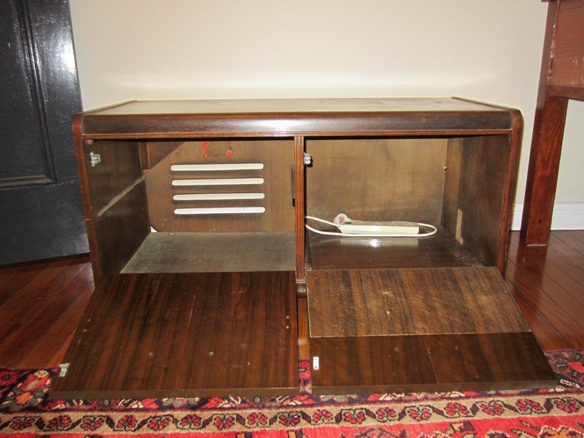 FREE - Old Record Cabinet - Stereo, Home Cinema, Headphones Components ...