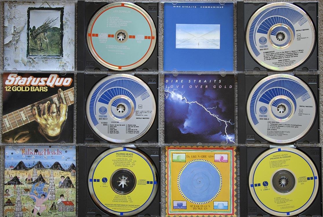 Collecting early production CD's - my perspective and some photos ...