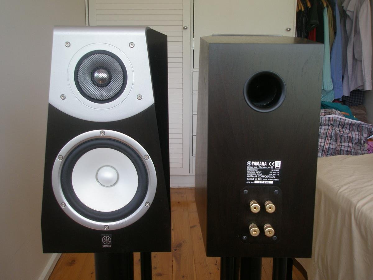 SOLD: FS: Yamaha Soavo 2 with Mission Stance Speaker Stands