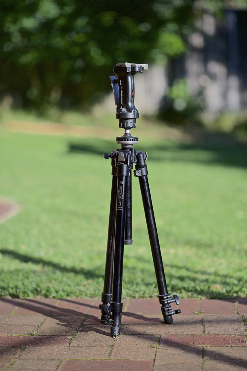 FS Manfrotto tripod (190B legs, 222 pistol head) ﻿ Commercial Classifieds