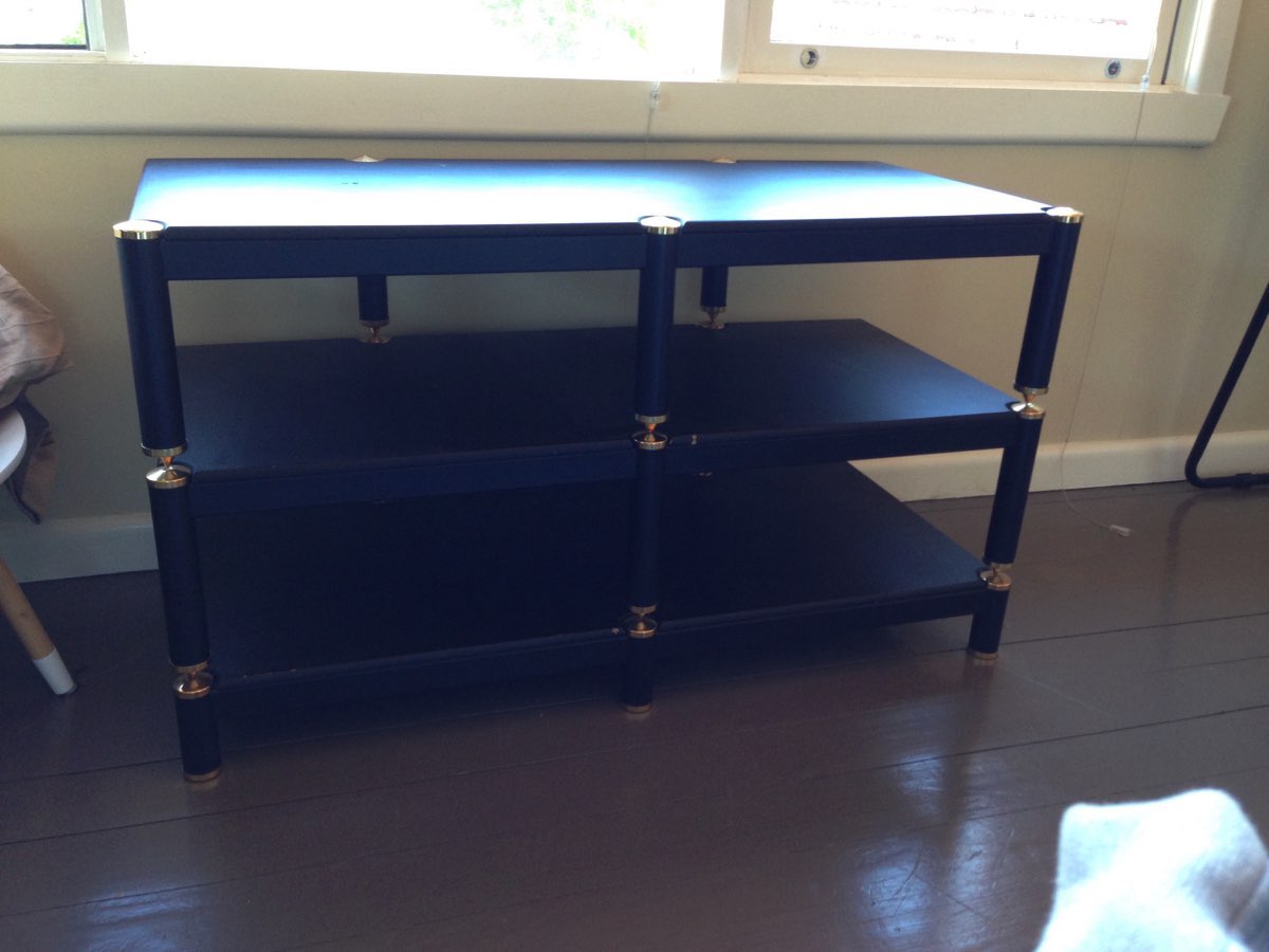 Spikamfg Rack SOLD: FS: Twin column spiked hifi rack - Stereo, Home Cinema ...