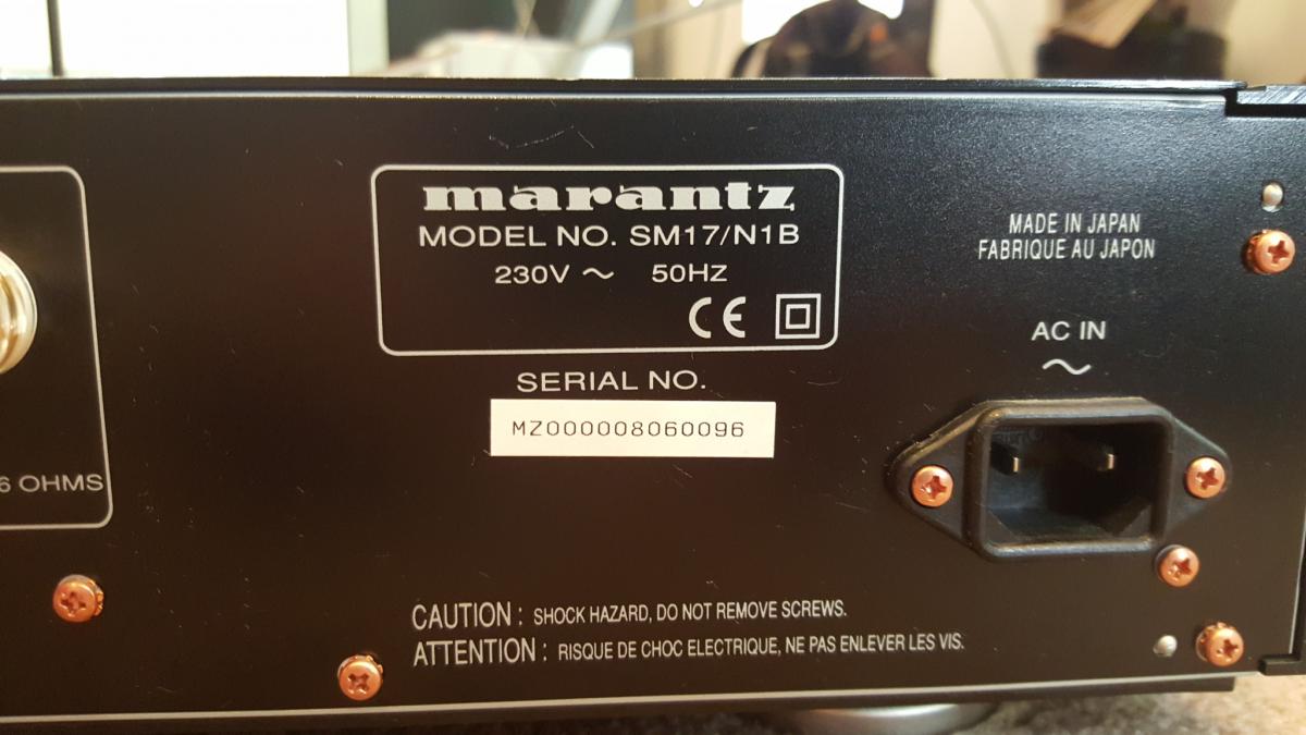 FS: Marantz SM-17 Premium Series Class A/B Stereo Power Amp