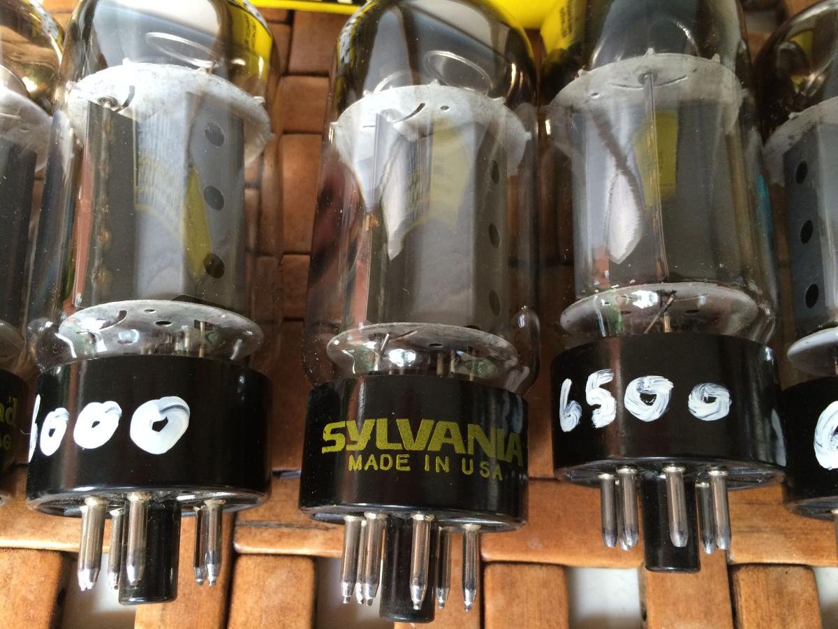 FS: FT: Sylvania 6CA7 EL34 Fat Boy Strong Quad + 1 spare valve