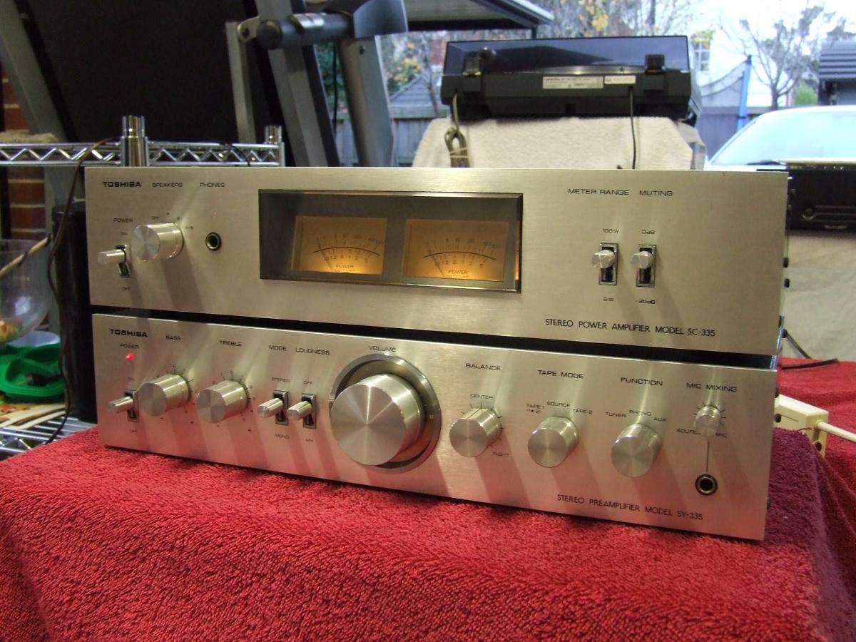 昭和レトロ TOSHIBA HiFi STEREO AMPLIFER Toshiba Amplifier for sale