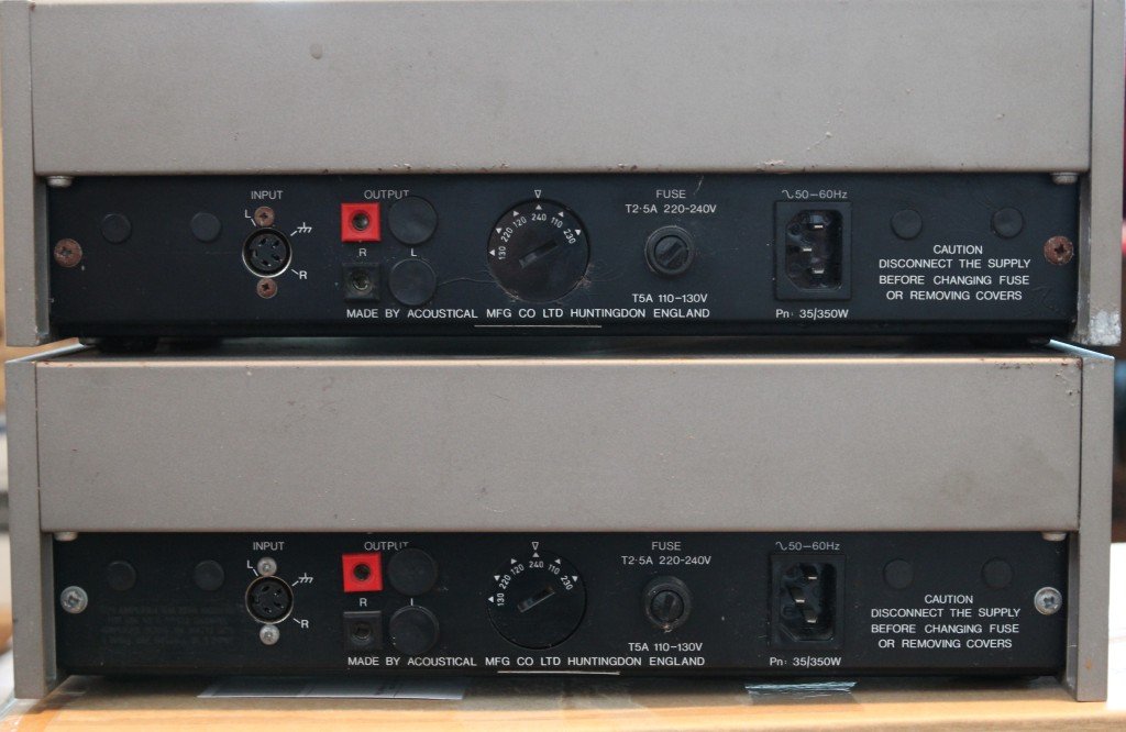 Vintage Quad 44-405 Pre-Power Amplifier - Stereo Amplifiers