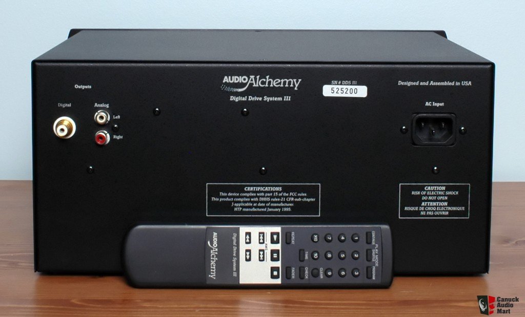 AUDIO ALCHEMY Digital Drive System III CD PLAYER - Stereo, Home