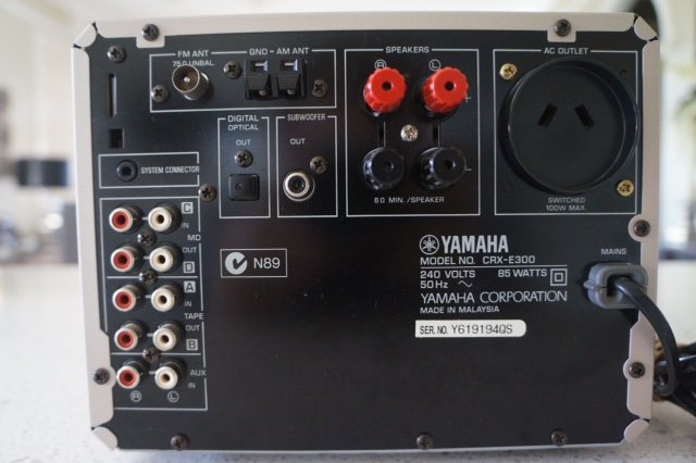 NO LONGER AVAILABLE: FREE: Yamaha Mini-HiFi System - CRX-E300
