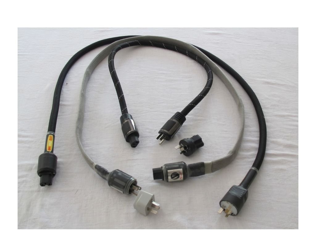 SOLD: FS Assorted Power Cables x3 |﻿ Stereo, Home Cinema, Headphones ...