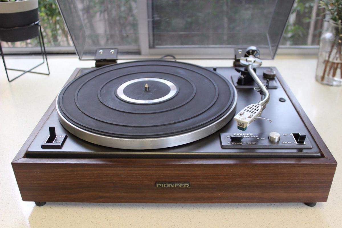 Platine Vinyle Vintage Pioneer PL-12D – Stéréo – Noire – Occasion