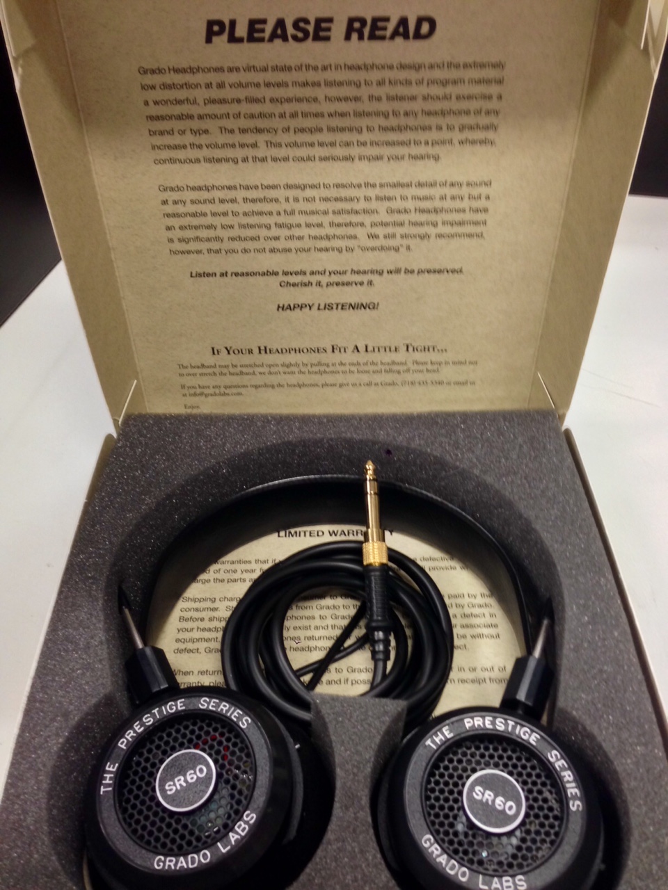 SOLD: FS: Grado SR60i Headphones - Stereo, Home Cinema, Headphones ...