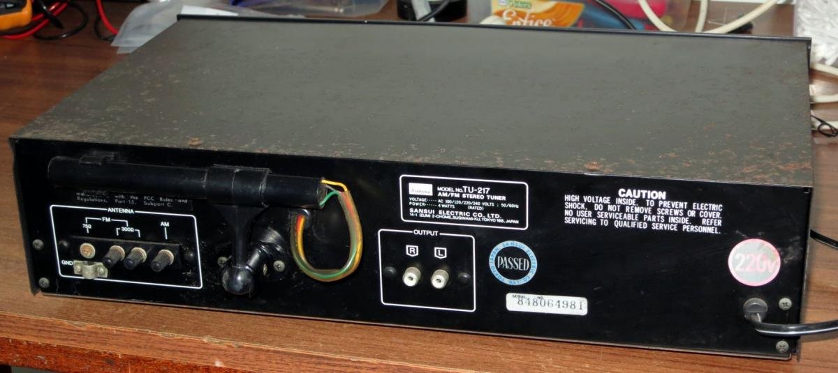 SANSUI AM/FM TU-217, TUNER (TWEEDEHANDS