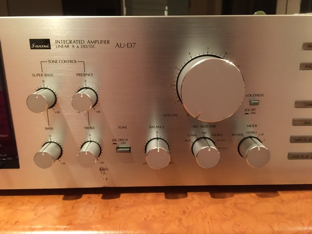 Sansui AU D7 integrated amplifier - Stereo, Home Cinema