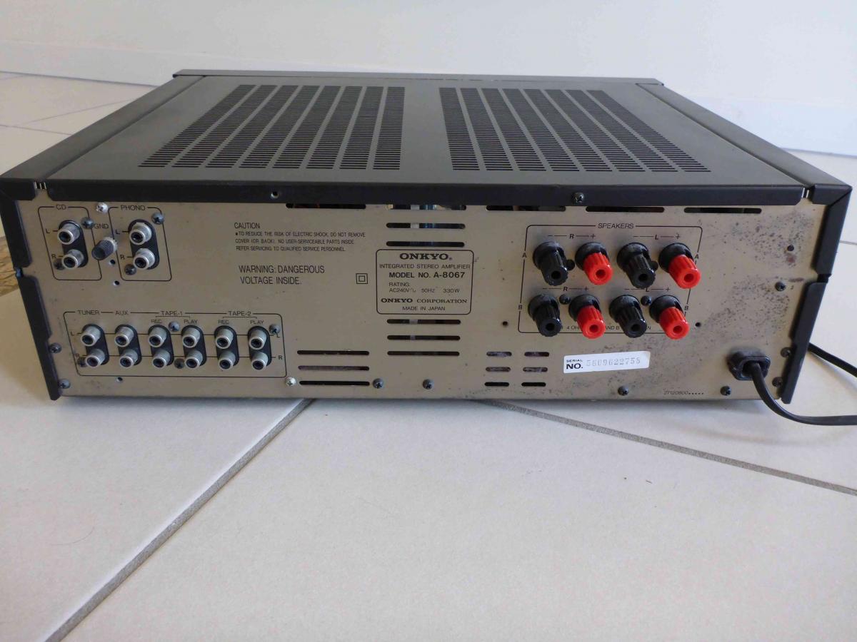 SOLD: FS: Onkyo A8067 Amplifier - Stereo, Home Cinema, Headphones