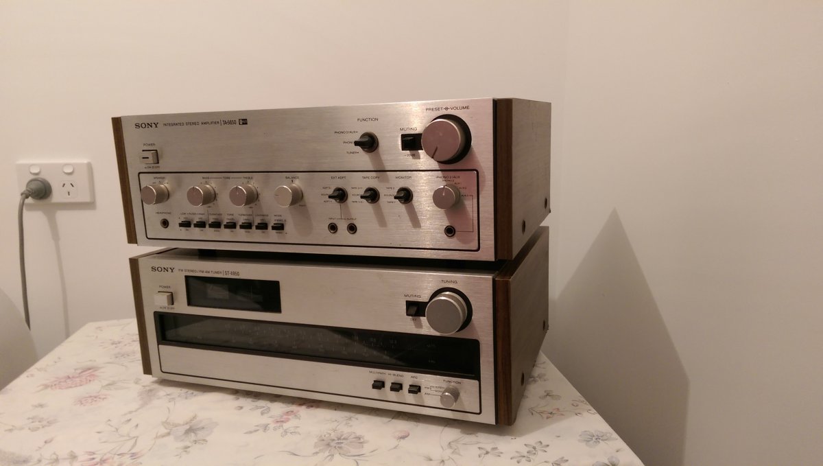 Yesterdays garage sale pickings- Sony TA-5650 - Stereo Amplifiers
