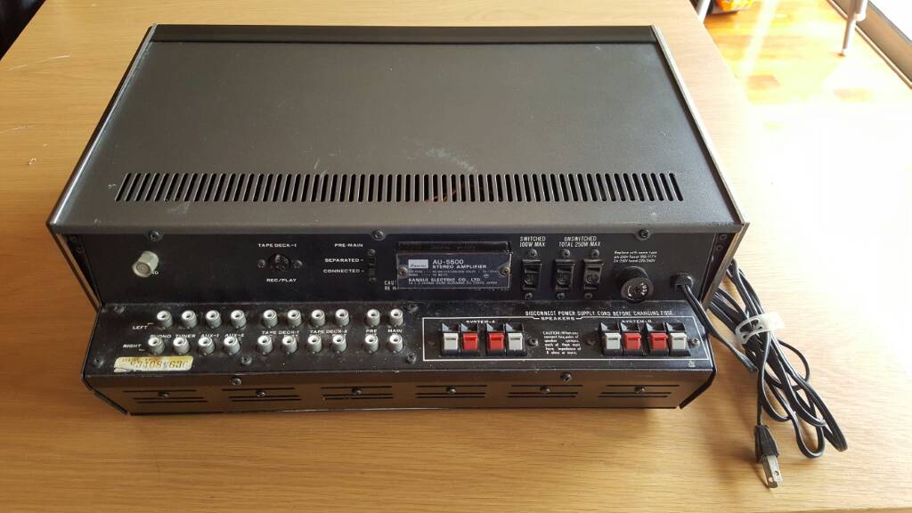 SOLD: FS: Sansui AU-5500 integrated amplifier - Stereo, Home