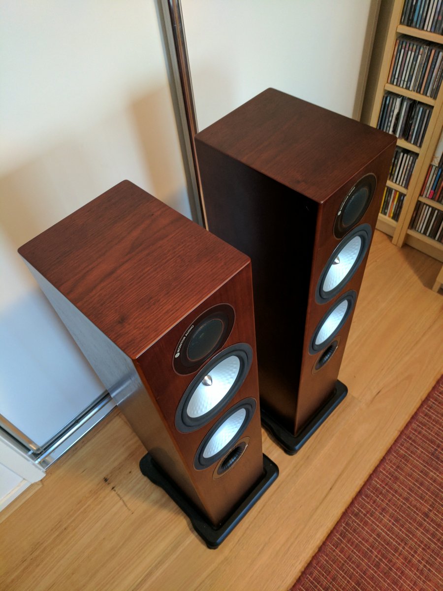 FS: Monitor Audio RX6 Silver series floorstanding speakers - Stereo ...