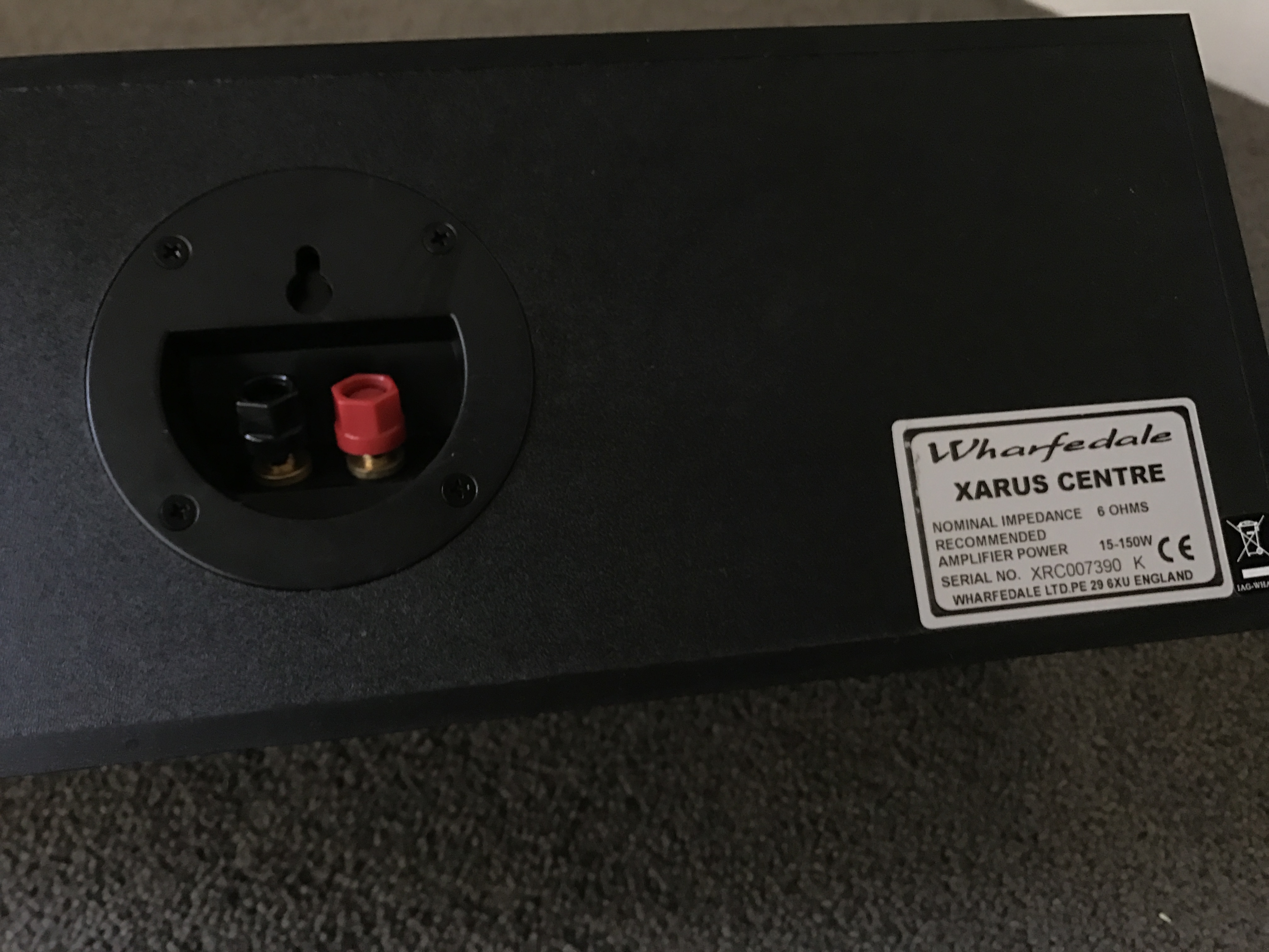 スピーカー・ウーファー Wharfedale Xarus Center Channel Speaker Wharfedale Xarus Center Channel Speaker - Made in England - 120W