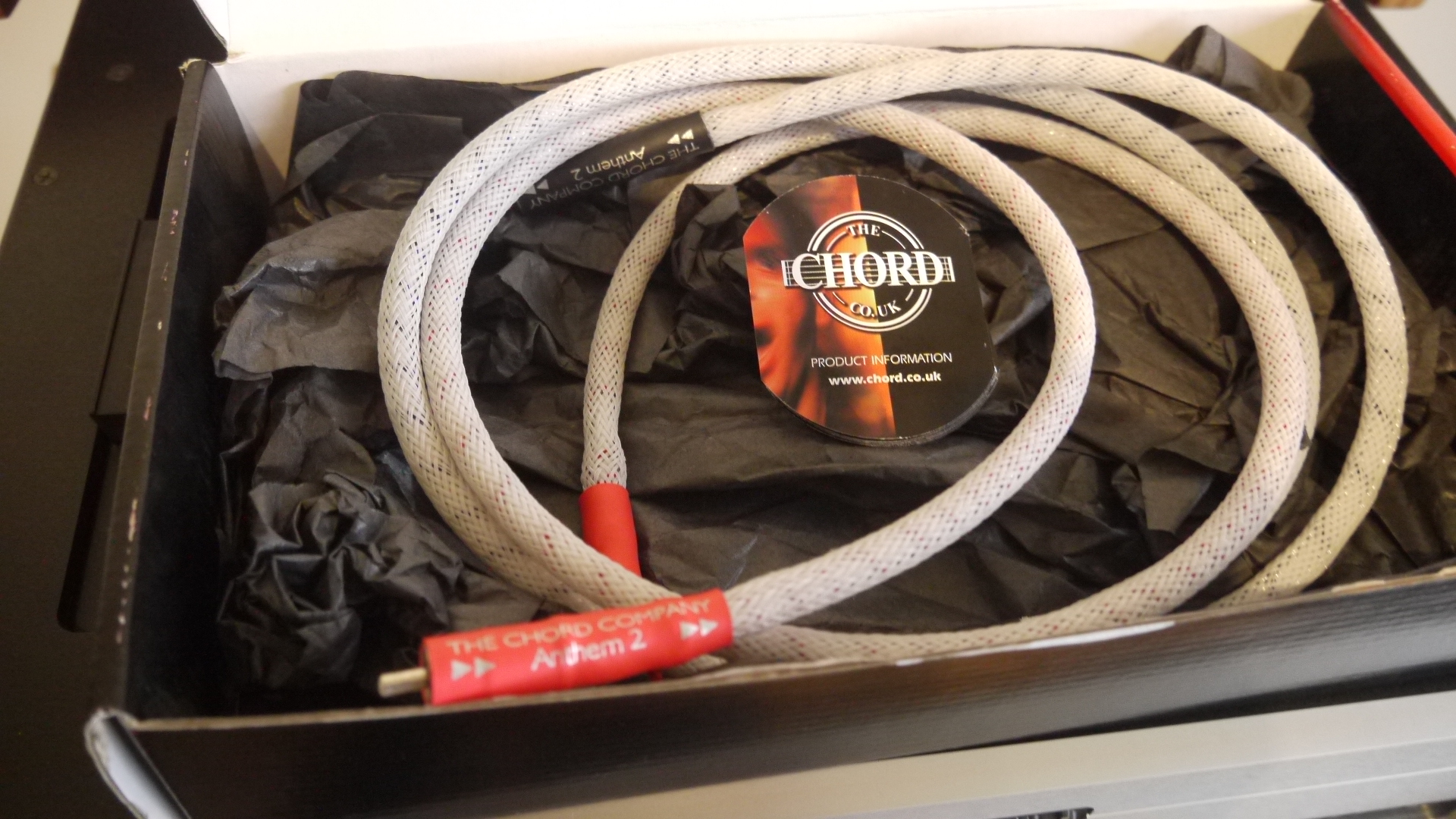 Chord Anthem 2 1 metre RCA/RCA cable - Stereo, Home Cinema