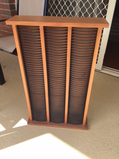 BNE: 4 Timber CD Racks - Give Away - Stereo, Home Cinema, Headphones ...