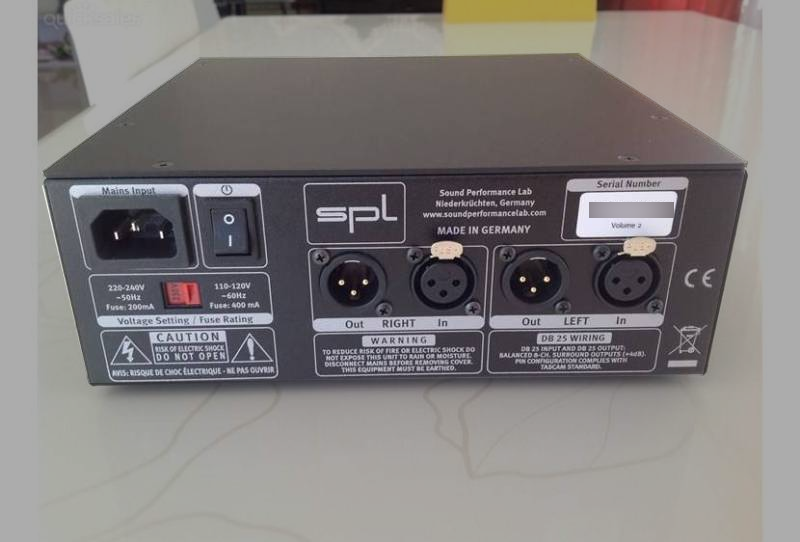 SOLD: FS: SPL Volume 2 - minimalist active preamp. Balanced/ XLR inputs ...