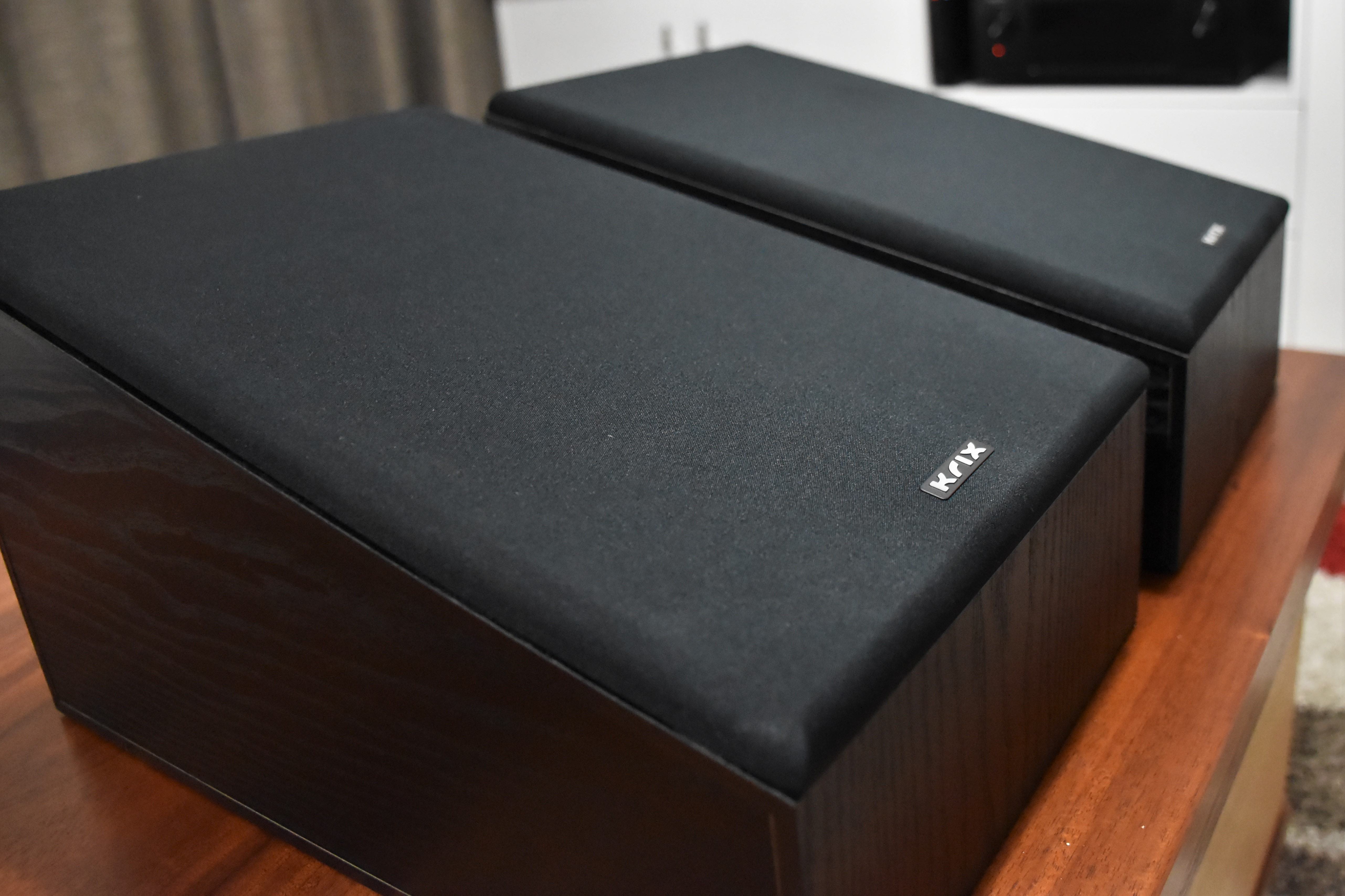 SOLD: FS: Pair of black KRIX Dynamix Mk1 surround speakers - Stereo ...