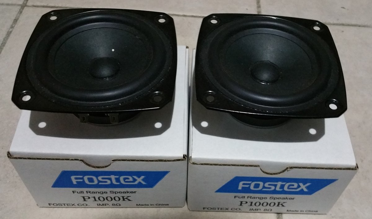 FS: FOSTEX P1000K FULL RANGE SPEAKER DRIVERS - Stereo, Home Cinema ...