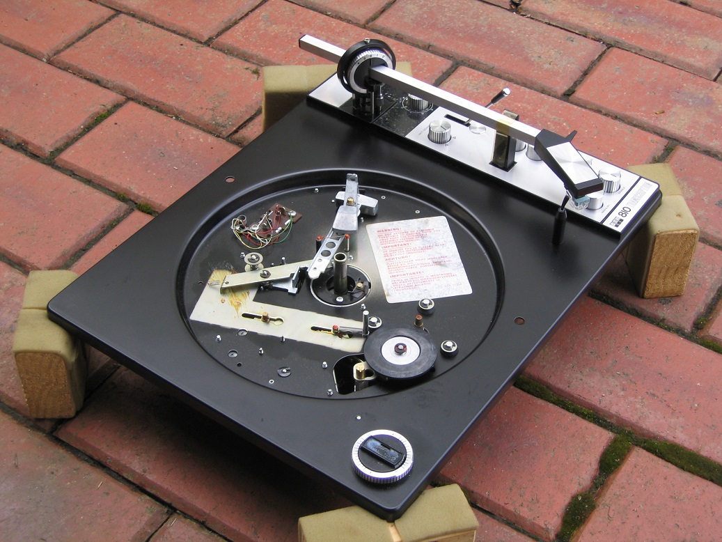 Platine Vinyle BSR 810 Des Années 70 - Pour Révision Ou Pièces (état Non Testé)