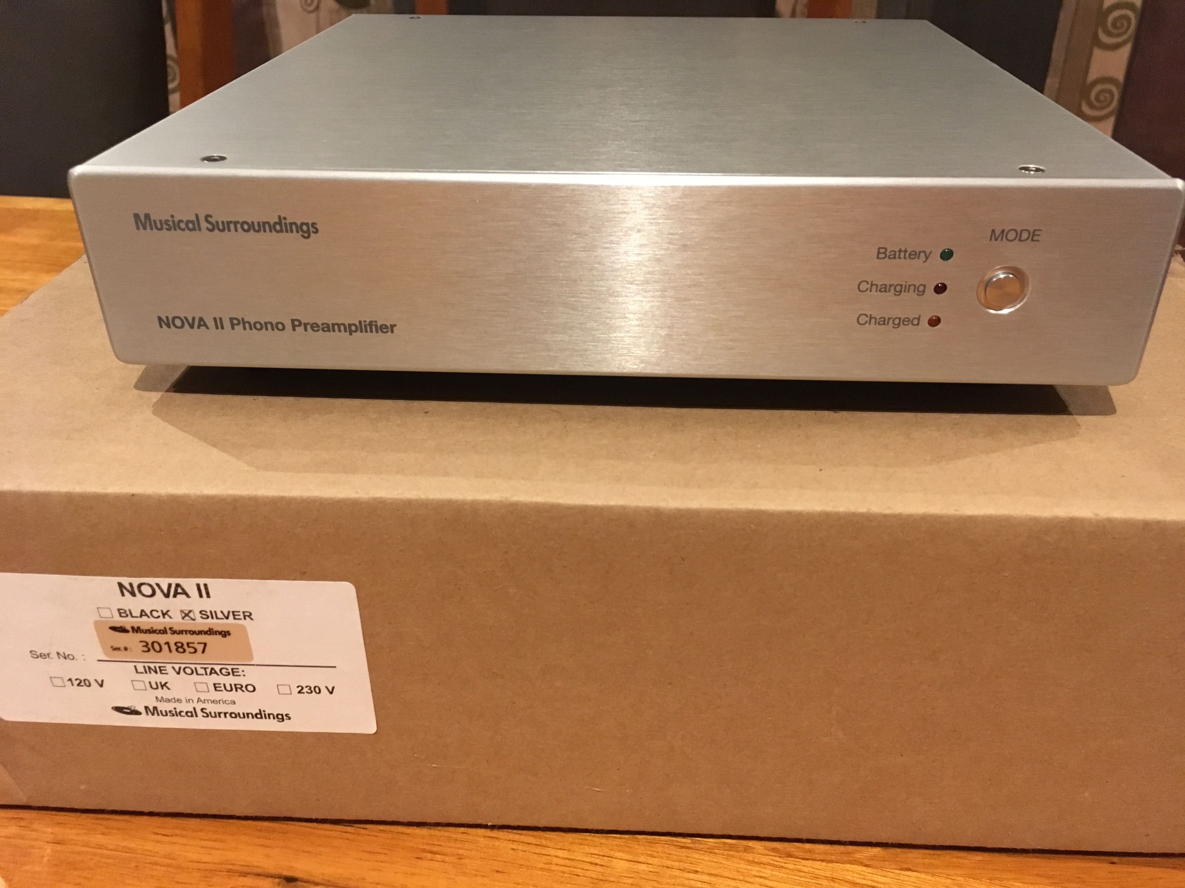 SOLD FS Phono Stage Musical Surroundings Nova ii ﻿ Stereo, Home