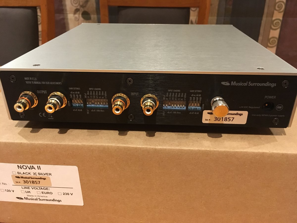 SOLD FS Phono Stage Musical Surroundings Nova ii ﻿ Stereo, Home