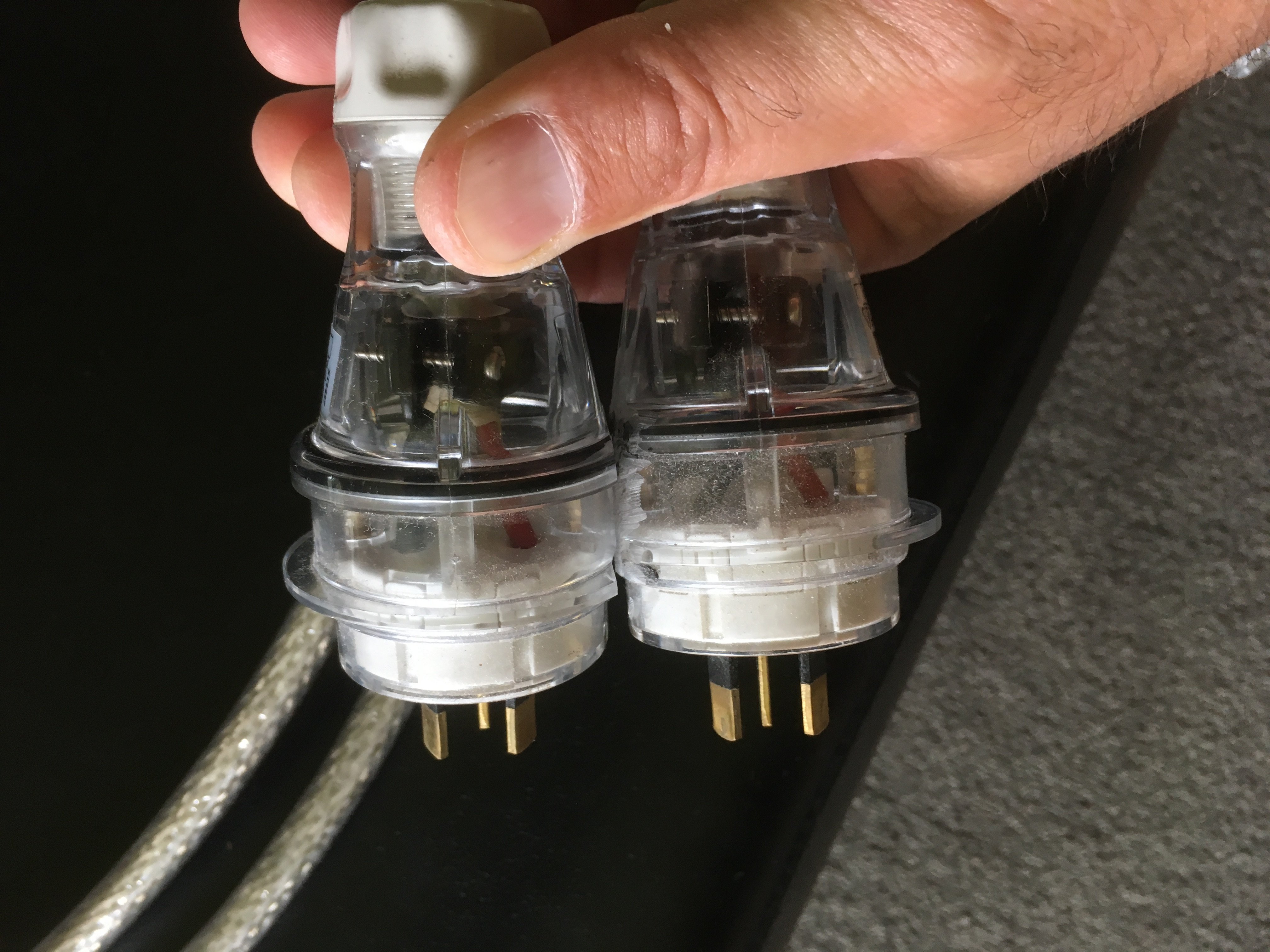 SOLD: FS: RK Cable power cables (Oz plugs) - Stereo, Home Cinema ...