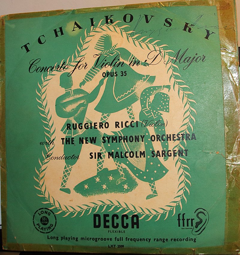 Records with autographs - Ruggiero Ricci - Music, Musicians and Bands ...