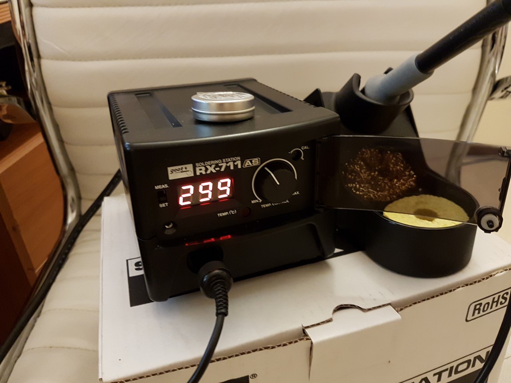 SOLD FS Soldering iron GOOT RX711AS ﻿ Stereo, Home Cinema