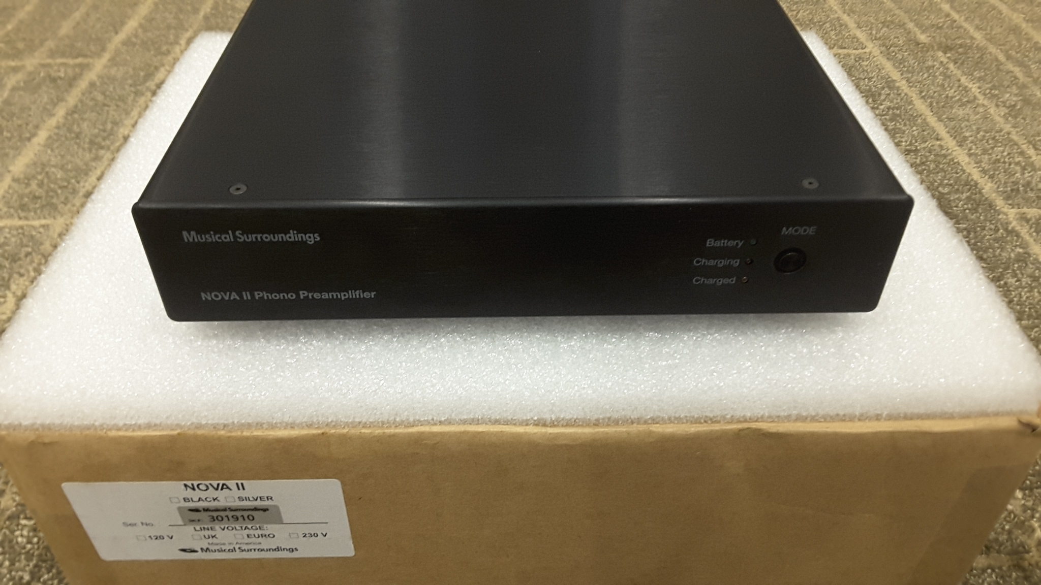 SOLD FS Musical Surroundings Nova II phono stage ﻿ Stereo, Home