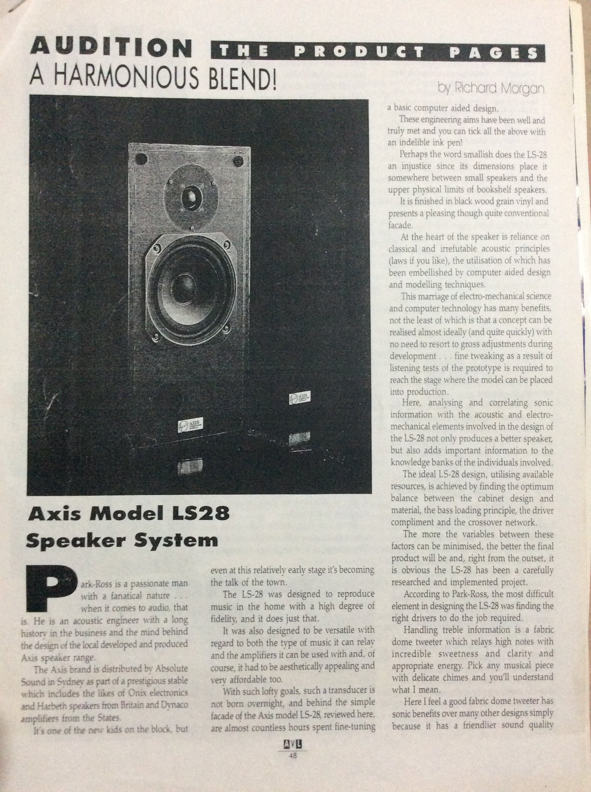 AXIS LS-28 bookshelf speakers - wonderful sound - Speakers, Soundbars ...