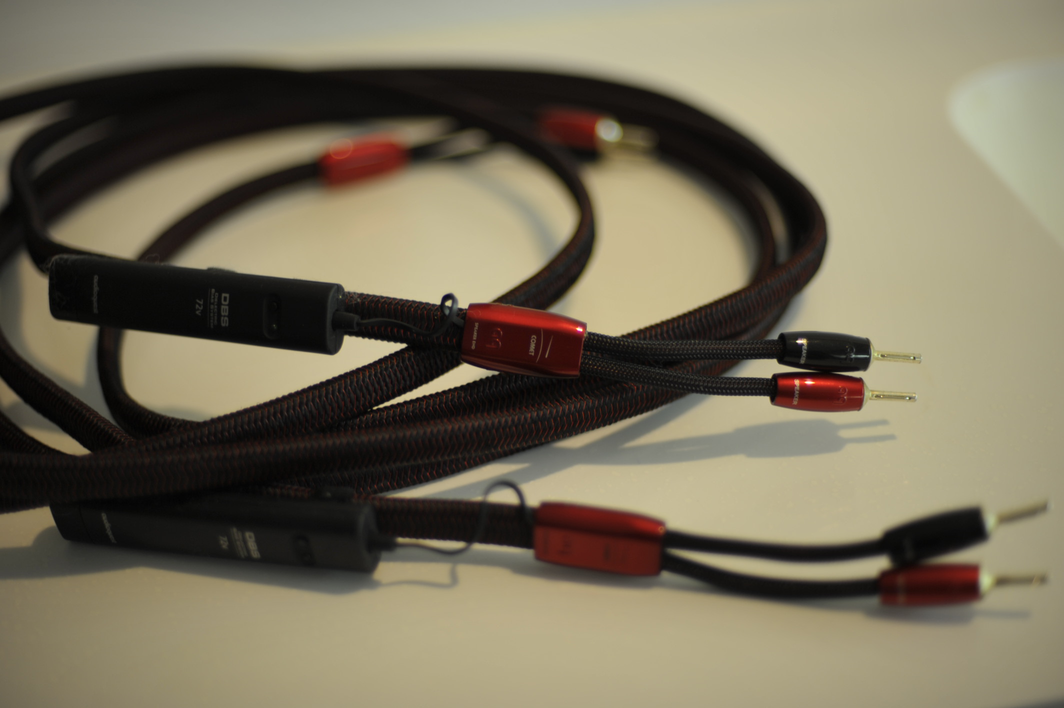 FS Audioquest Comet 3m speaker cables ﻿ Stereo, Home Cinema