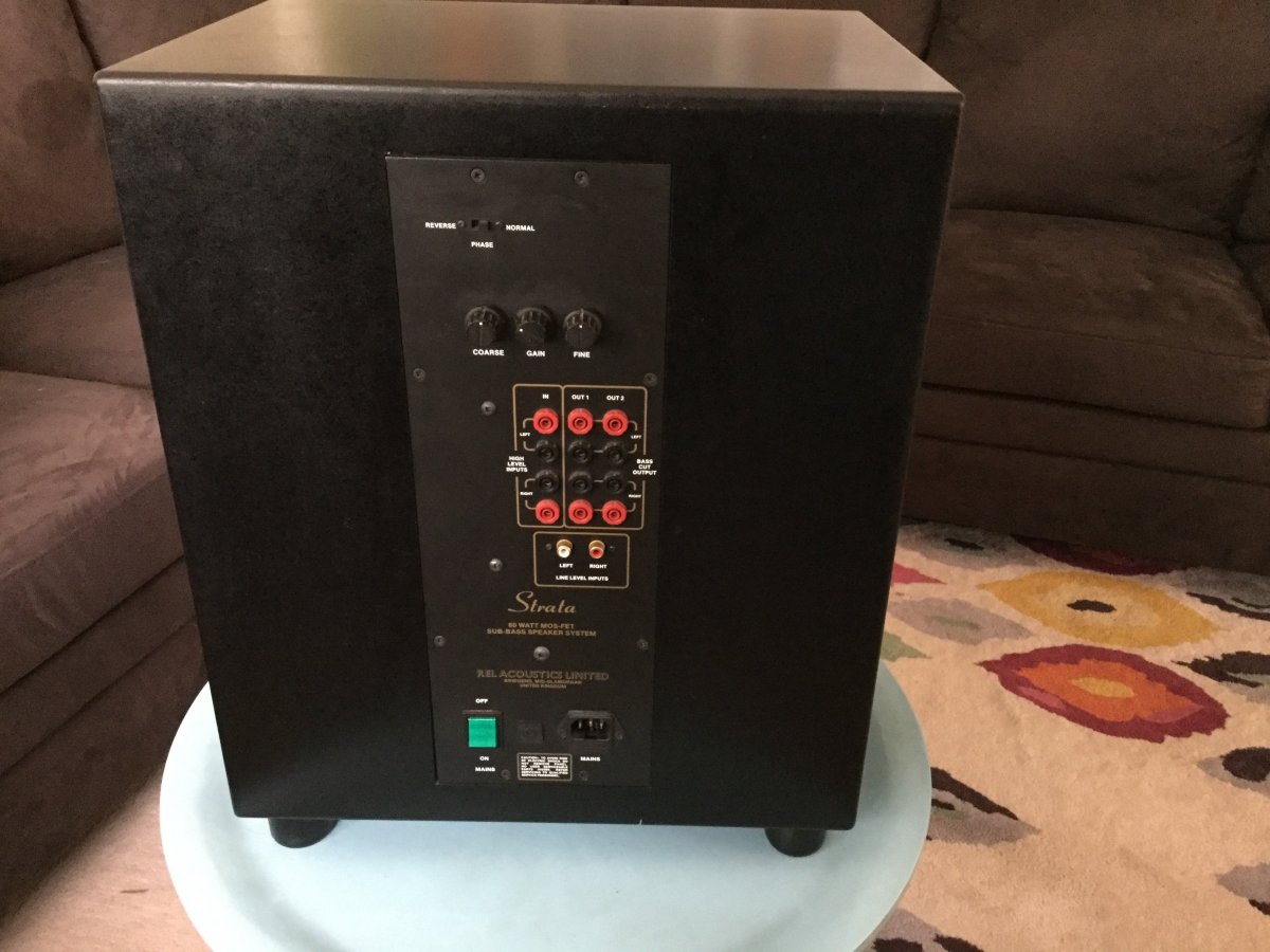 SOLD: FS: REL STRATA Subwoofer - Stereo, Home Cinema, Headphones ...