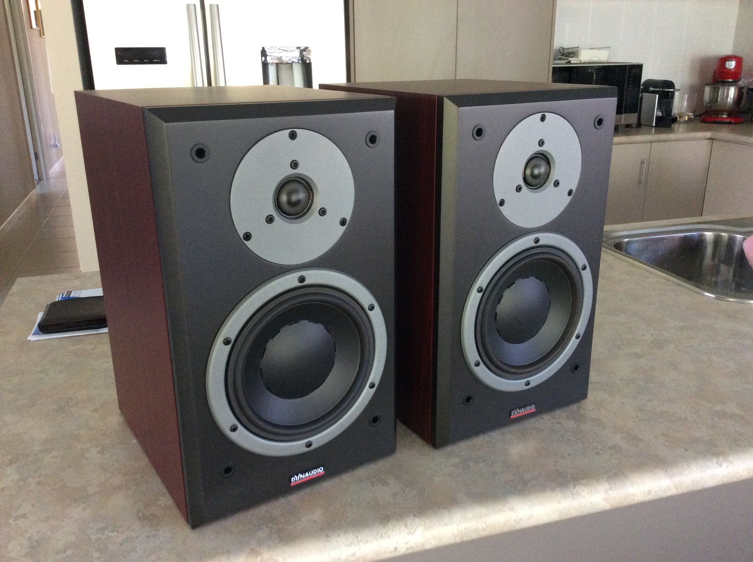 Dynaudio Dm 2,7 bookshelves and stands if required and