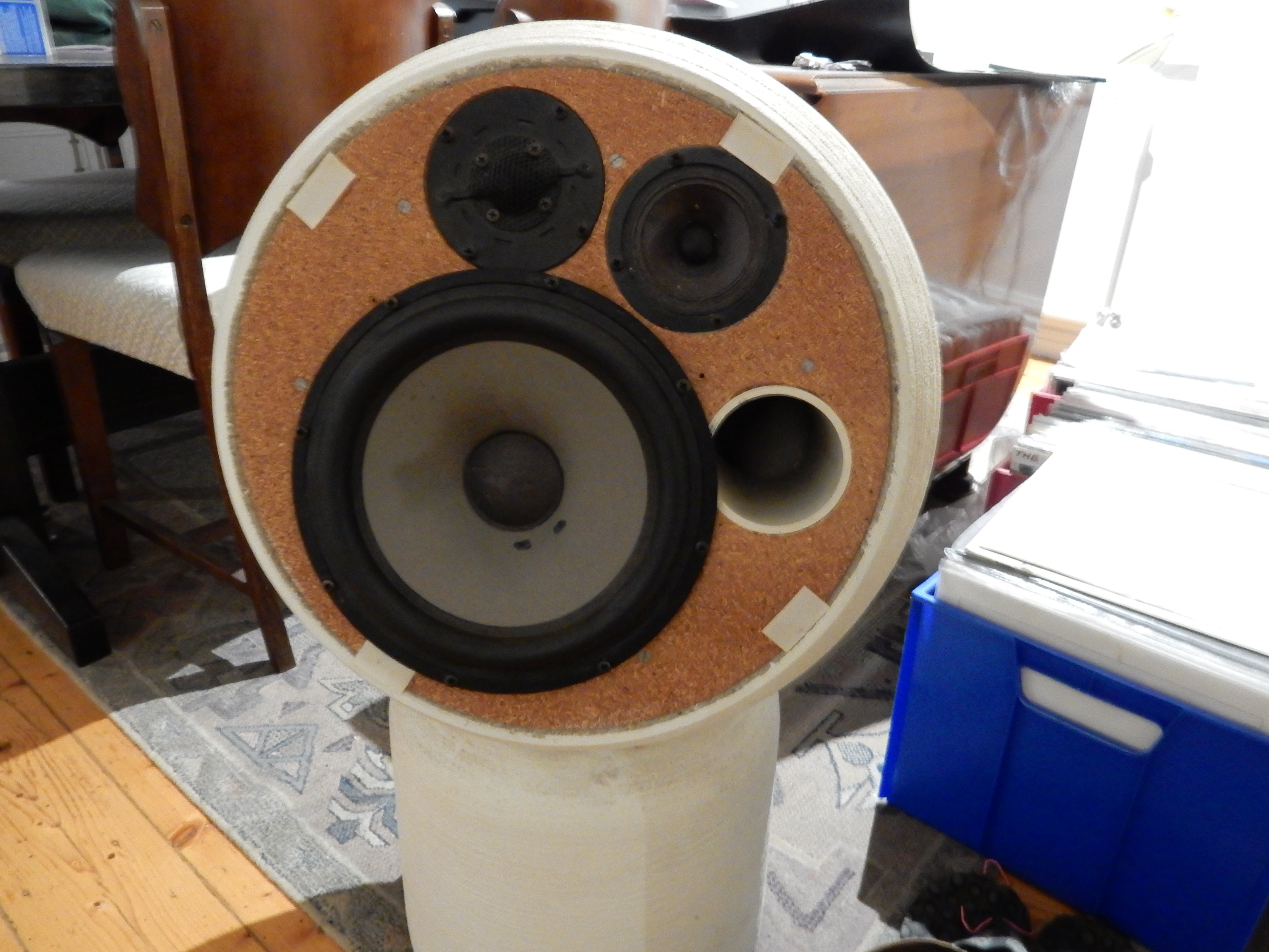 Concrete Round speakers from Canberra ﻿ Speakers, Soundbars and Subwoofers