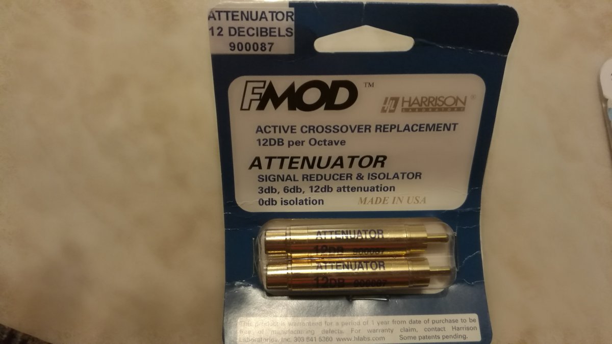 FS HARRISON LAB FMOD Attenuators and Low Pass Filters ﻿ Stereo, Home
