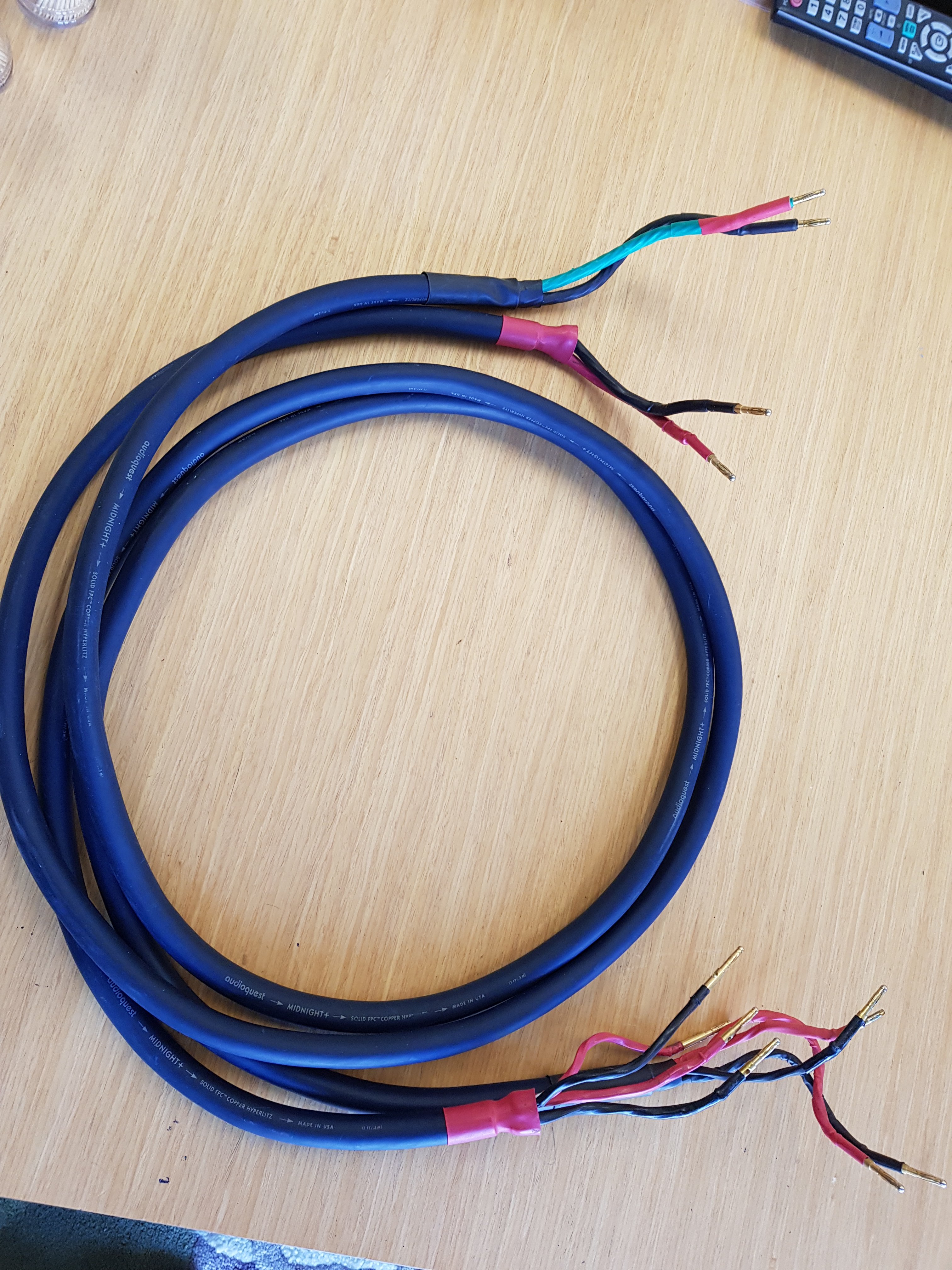 FS audioquest midnight plus speaker cable ﻿ Stereo, Home Cinema