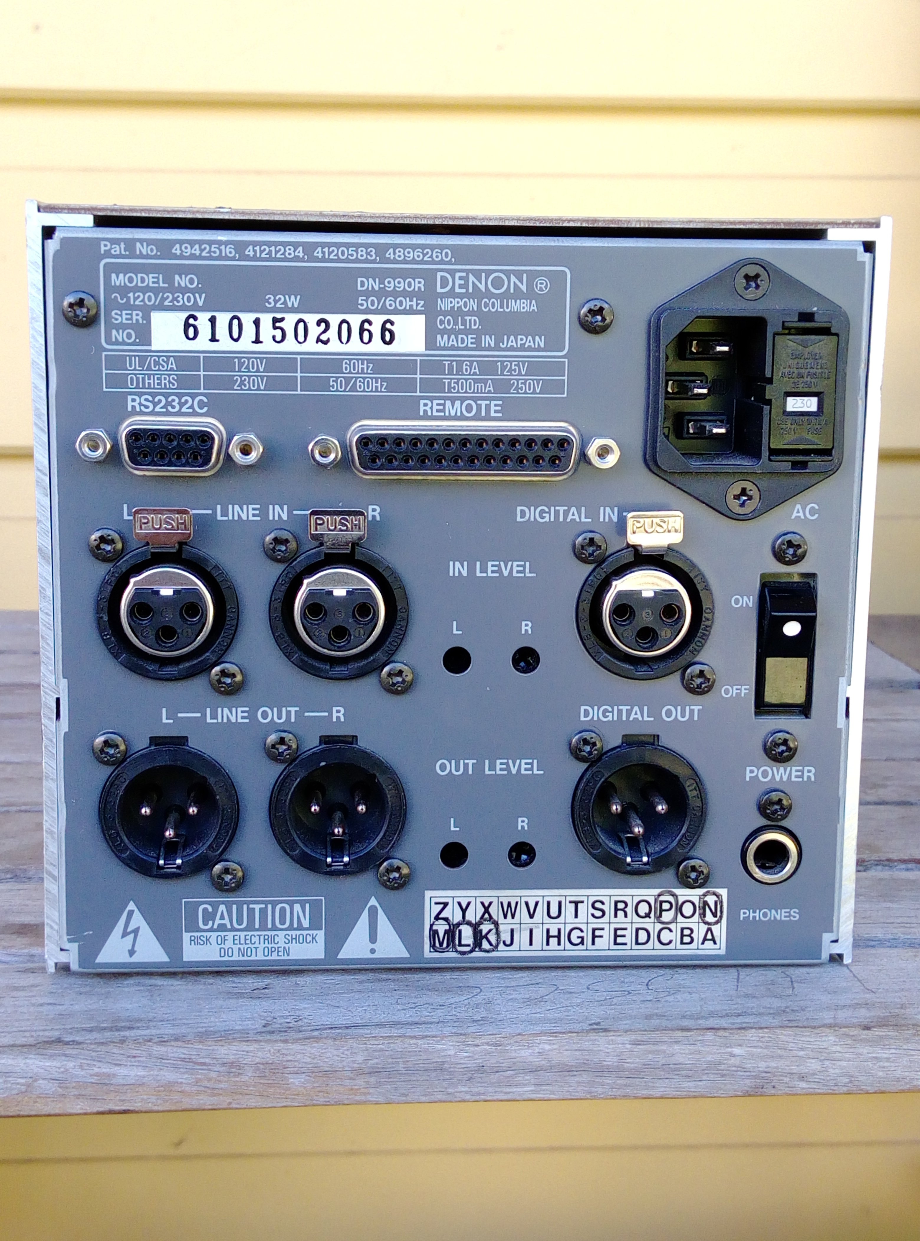 FS: Denon DN-990R Professional Minidisk player - Stereo, Home