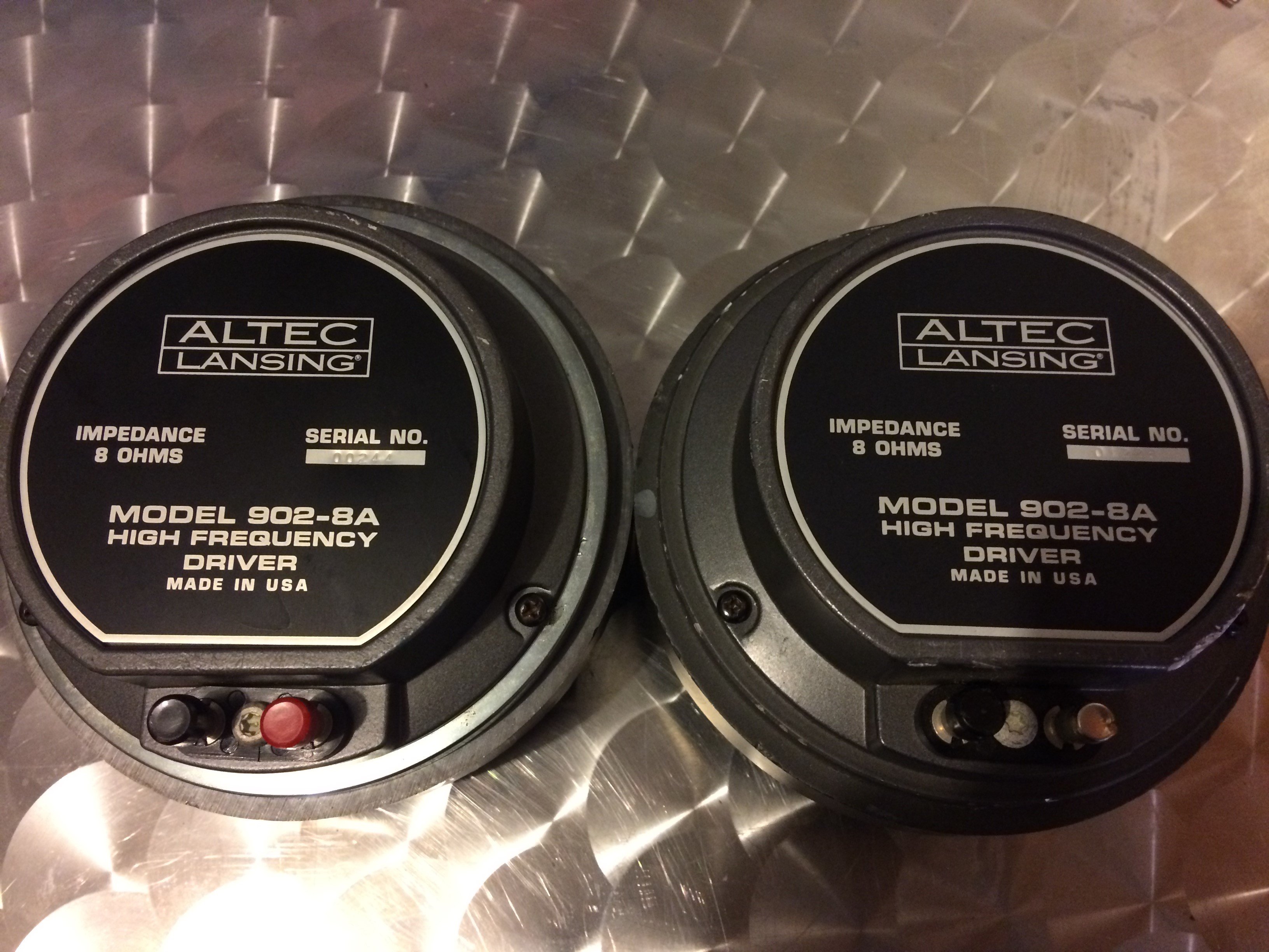 SOLD: Altec Lansing 902-8A Compression Drivers - Stereo, Home