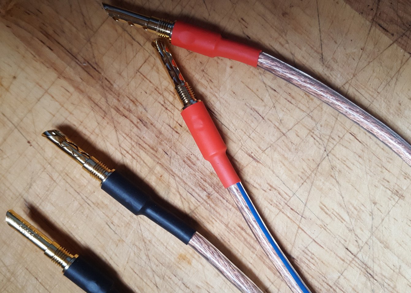 SOLD Speaker Jumpers Spade/Banana 2 sets of 4 ﻿ Stereo, Home Cinema, Headphones Components