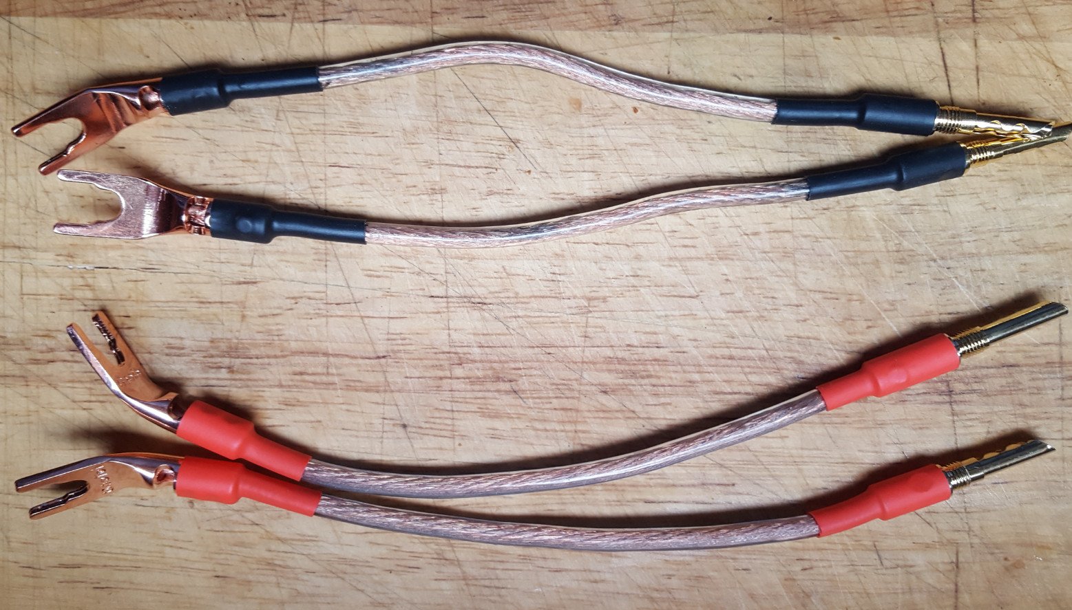 SOLD Speaker Jumpers Spade/Banana 2 sets of 4 ﻿ Stereo, Home Cinema, Headphones Components