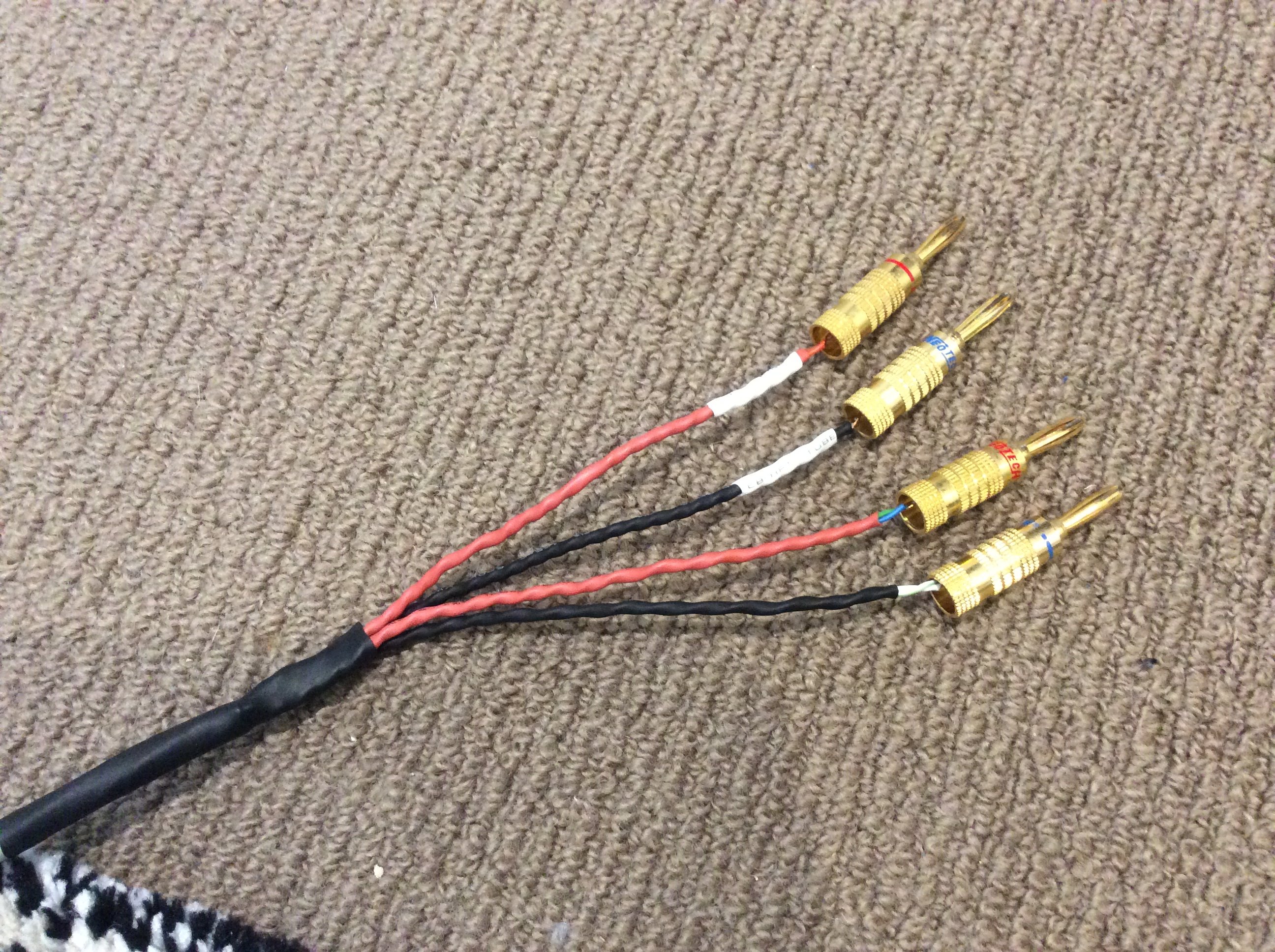 RELIST FS Cat5 biwire speaker cable ﻿ Stereo, Home Cinema