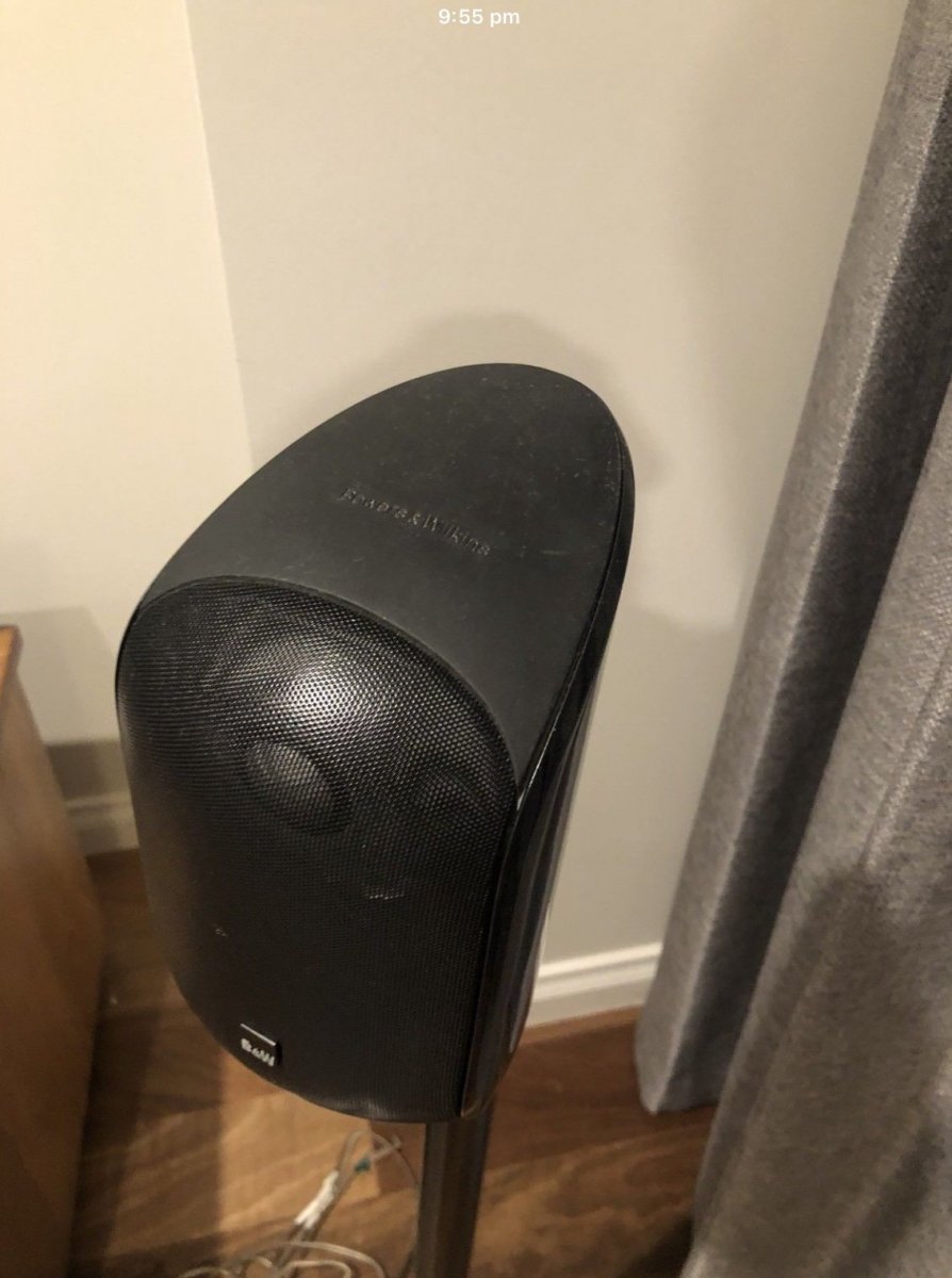 SOLD FS B&W M1 Speakers and genuine B&W Stands ﻿ Stereo, Home Cinema