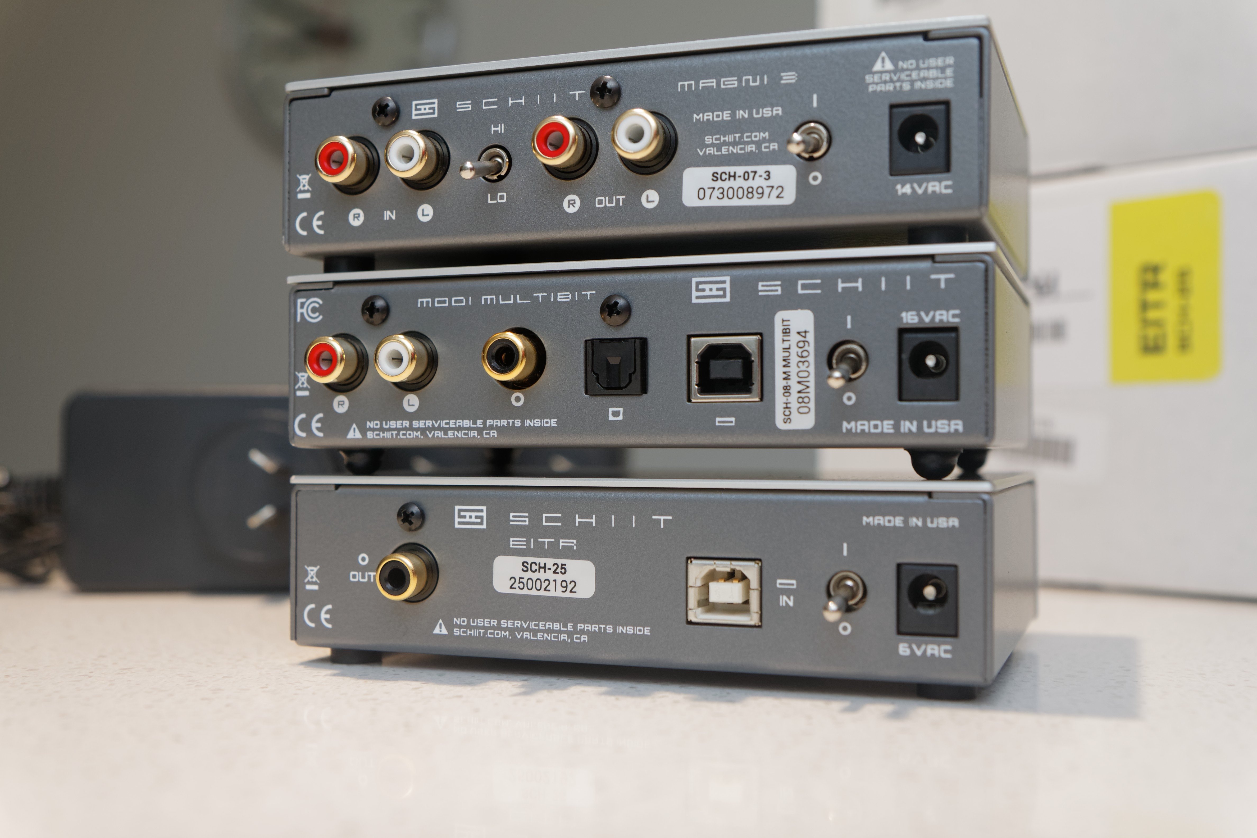 SOLD: FS: Schiit Audio Stack - Modi MB, Magni 3, & Eitr - Stereo, Home ...